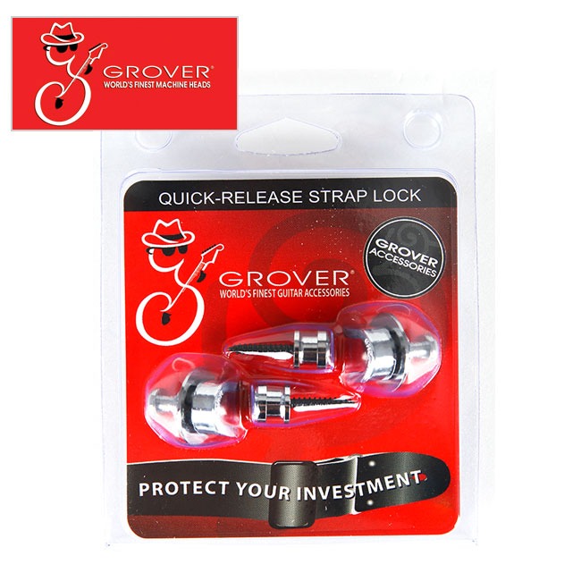 Grover Strap Lock Chrome / 그로버 스트랩락 (GP800C)