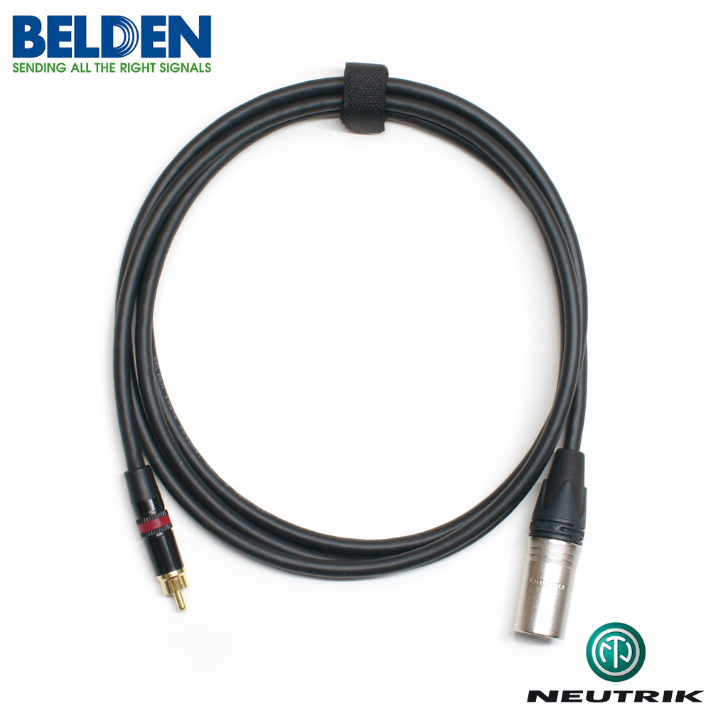 Belden BN-74RMR05 벨덴 50974 고급형 오디오케이블 / 5미터, RCA(plug) - XLR(Male) 타입, NEUTRIK, REAN 커넥터