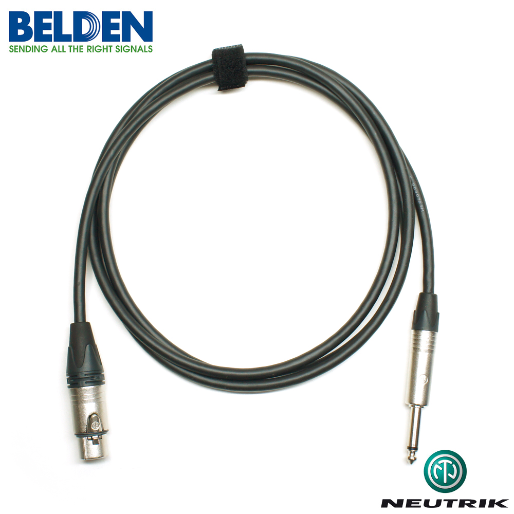 Belden BN-74FTS15 벨덴 50974 고급형 오디오케이블 / 15미터, XLR(Female) - 6.3mm(TS) 타입, NEUTRIK 커넥터