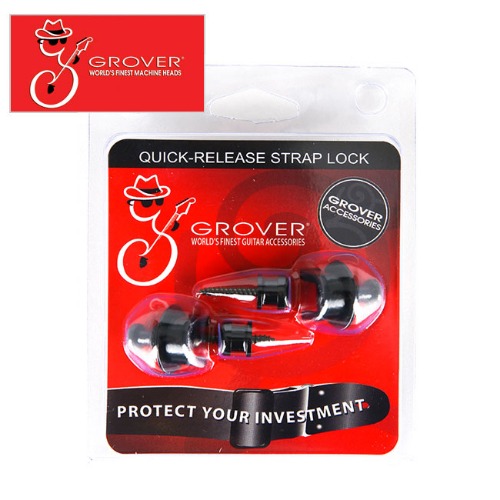 Grover Strap Lock Black / 그로버 스트랩락 (GP800B)