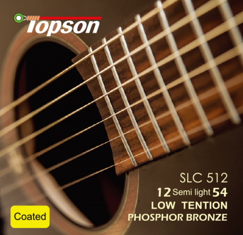 Topson Phosphor bronze (Low Tension) Semi light gauge (012 .016 .024 .032 .042 .054) Acoustic guitar strings / 탑선 통기타 스트링