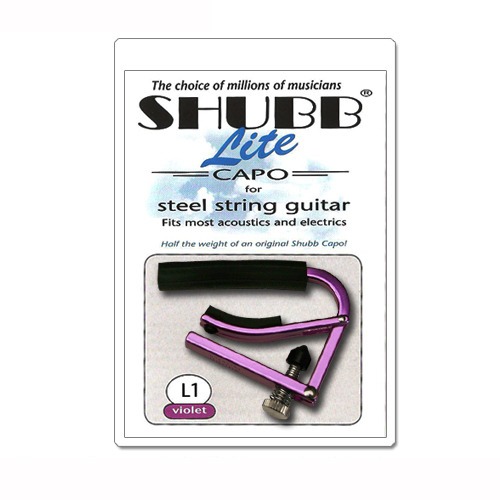 Shubb Steel L1 Violet 셔브 카포 어쿠스틱 기타 카포