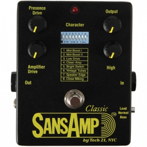 Tech21 SansAmp Classic 프리앰프/앰프시뮬레이터 기타 베이스 모두 사용 가능