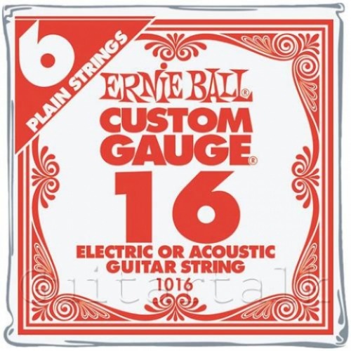 Ernieball Single Guitar String 016