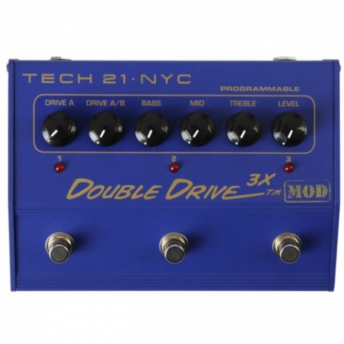 Tech21 Double Drive 3X Programmable MOD 더블드라이브 폭넓은 사운드