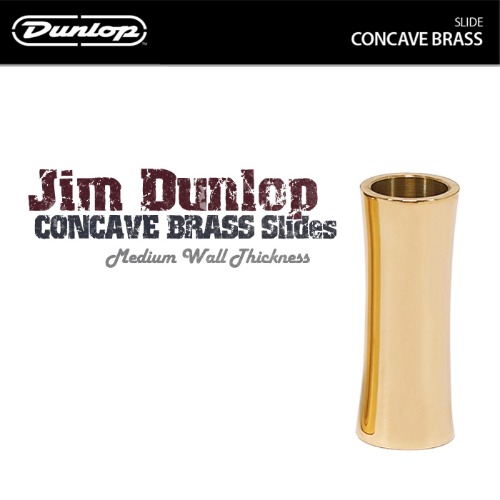 Dunlop Concave Brass Slides (Medium) 227 던롭 슬라이드바