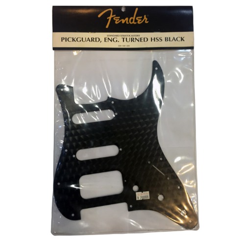 Fender Standard Pickguard S-S-H (Black) 1381000 픽가드