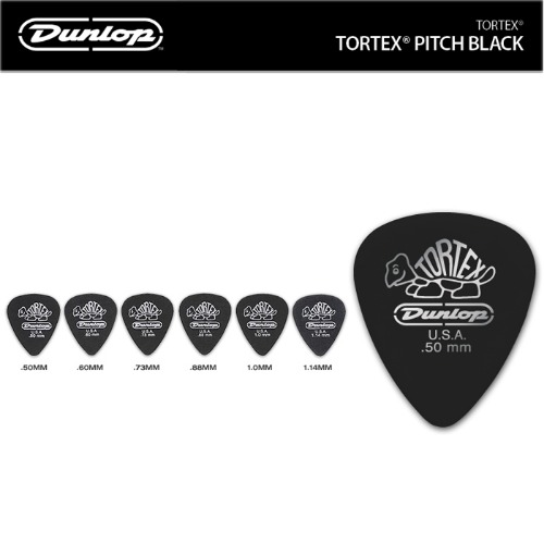 Dunlop TORTEX PITCH BLACK