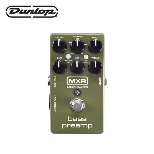 Dunlop MXR® BASS PREAMP-M81 / MXR 베이스 프리앰프