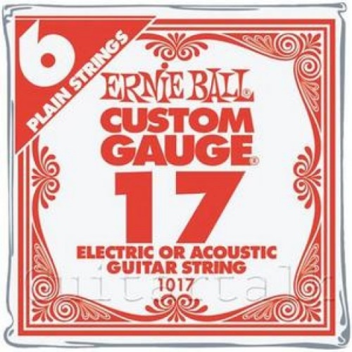Ernieball Single Guitar String 017