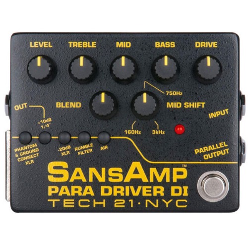Tech21 SansAmp Para Driver DI (V2) / 일렉 어쿠스틱 베이스 모두 사용가능