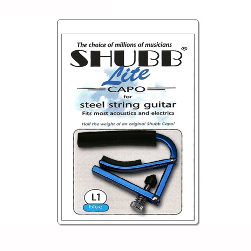 Shubb Steel L1 Blue 셔브 카포 어쿠스틱 기타 카포