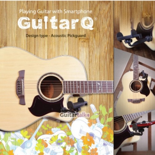 [기타Q] guitarQ 기타큐 Acoustic Pickguard 통기타 픽가드용 스마트폰 거치대
