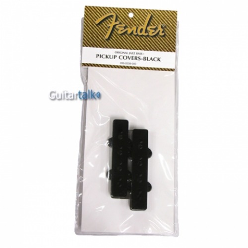 Fender J-Bass Pickup Covers-Black 2038000