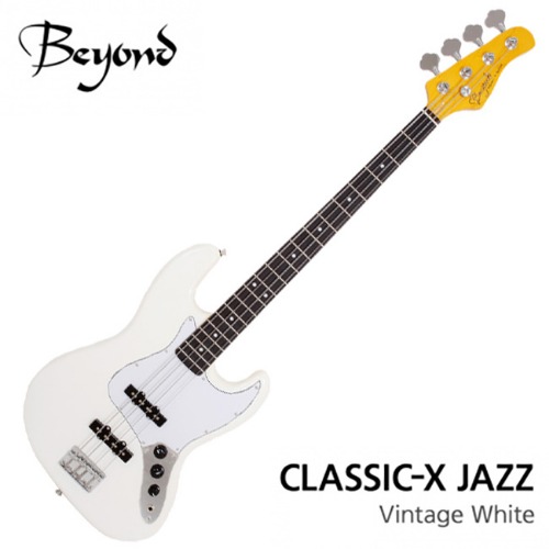 Beyond Classic X Jazz Vintage White (R) 비욘드 베이스기타 풀패키지