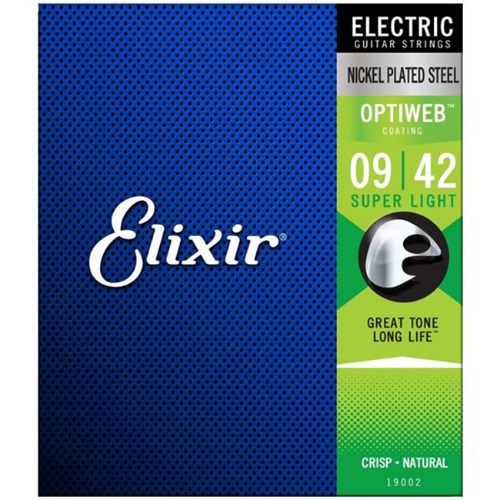 Elixir Electric OPTIWEB Super Light (009-042) 19002 / 엘릭서 옵티웹 일렉기타줄