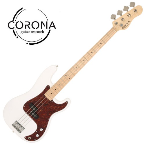 Corona Standard P-Bass 코로나 베이스기타 Olympic White (Maple)