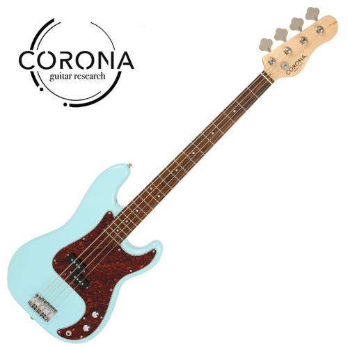 Corona Standard P-Bass 코로나 베이스기타 Daphne Blue (Laurel)