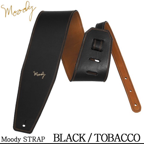 [Moody] Leather / Leather - 4.0&quot; - Std (Black / Tobacco) / 무디 스트랩
