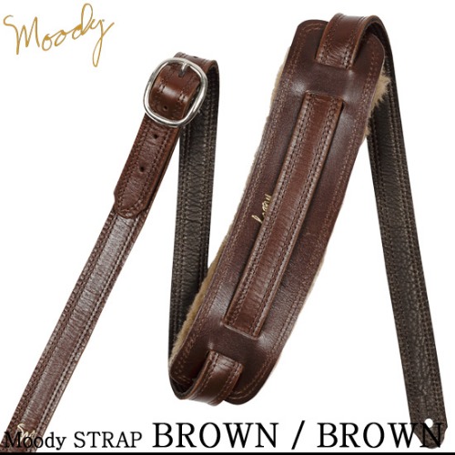 Moody Leather / Sheepskin - Vintage - Std (Brown / Brown)  - 무디 스트랩
