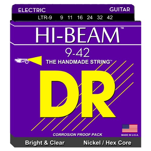 DR HI-BEAM 09-42 Nickel plated/Hexa core LTR-9