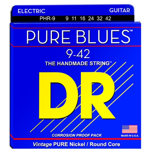 DR PURE BLUES 09-42 Pure nickel/Round core