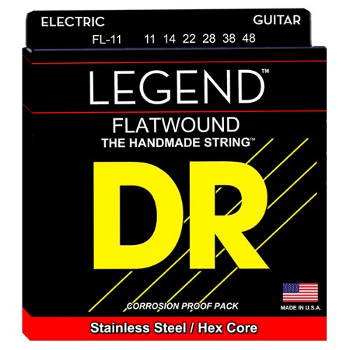 DR LEGEND 11-48 Flat wound guitar stirngs