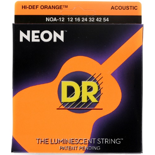 DR NEON OR 12-54 HiDef Orange Acous 12-54