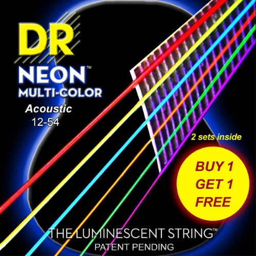 DR NEON MC 12-54 HiDef Multi Color Acous 12-54