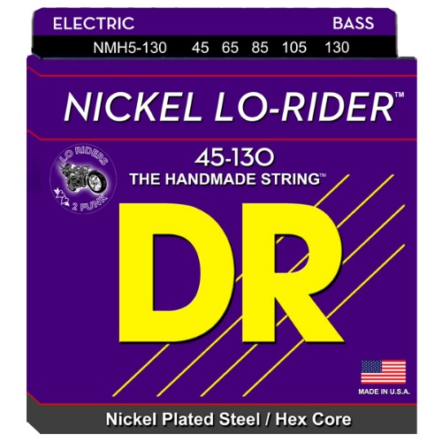 DR NI-RIDERS 45-130 Nickel plated/Hexa core 5 string