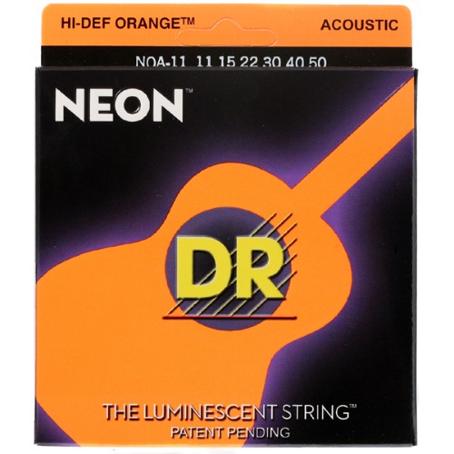 DR NEON OR 11-50 HiDef Orange Acous 11-50