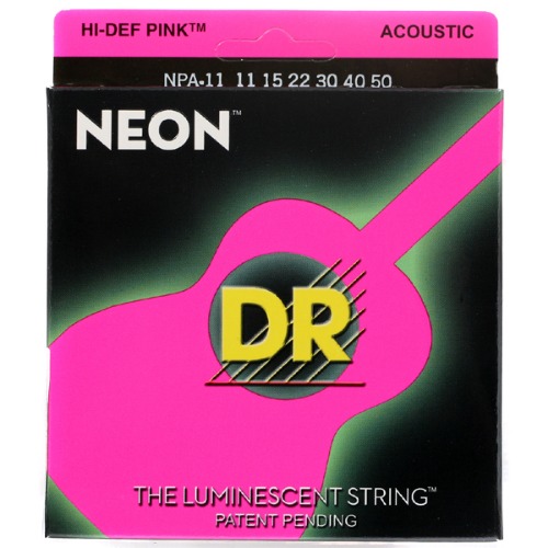 DR NEON PK 11-50 HiDef Pink Acous 11-50