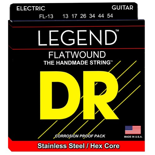 DR LEGEND 13-54 Flat wound guitar stirngs