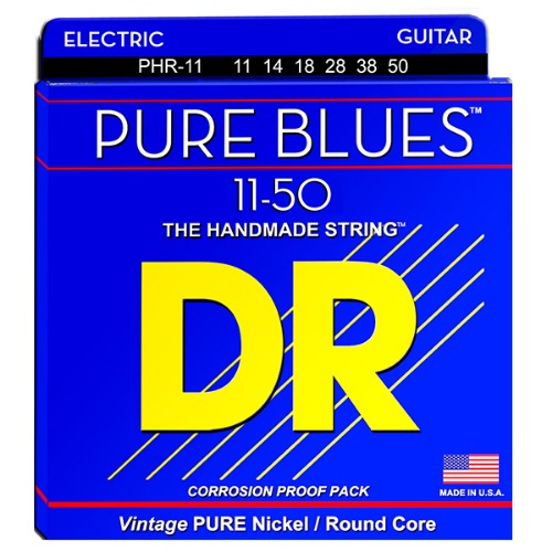 DR PURE BLUES 11-50 Pure nickel/Round core