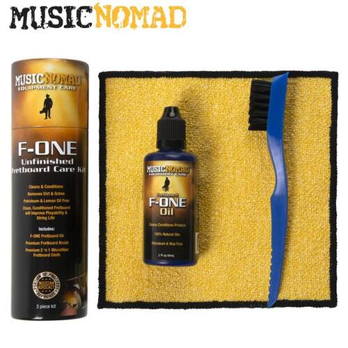 Music Nomad F-ONE Unfinished Fretboard Care Kit MN125 - 뮤직 노메드 지판 관리 용품 필수 팩키지