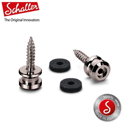 Schaller Strap Buttons for S-Locks S-Size Rithenium Finish