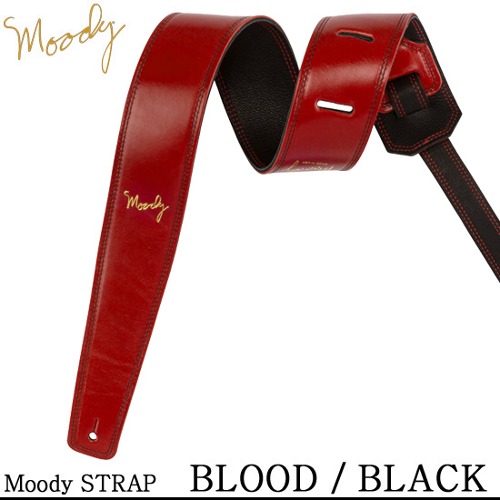 Moody Leather / Suede - 2.5&quot; - Std (Blood / Black)