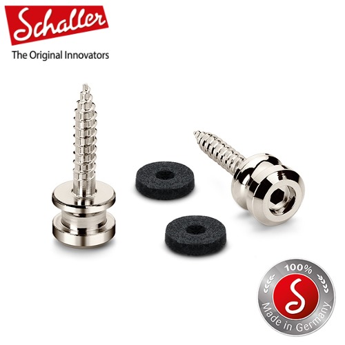 Schaller Strap Buttons for S-Locks M Size Nickel Finish