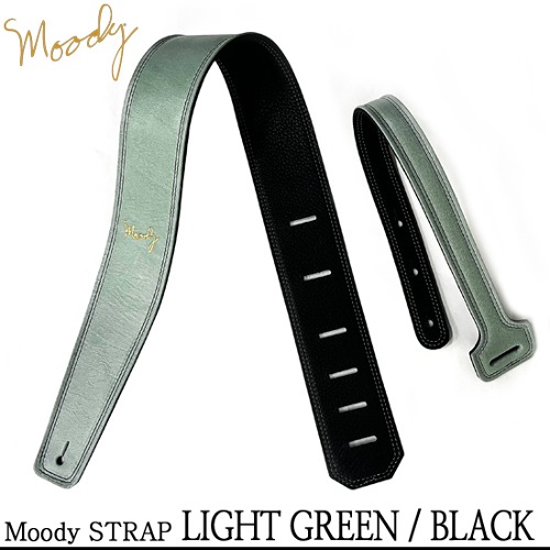 [Moody] Leather / Leather - 2.5인치 - Std (Light Green / Black)