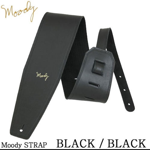 Moody Leather / Leather - 4.0&quot; - Std (Black / Black) - 무디 스트랩
