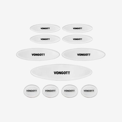 폰거트 타원형 드럼 뮤트젤 단면점착 7기통 드럼세트 + 심벌팩 11개입 VMG2-SET7C