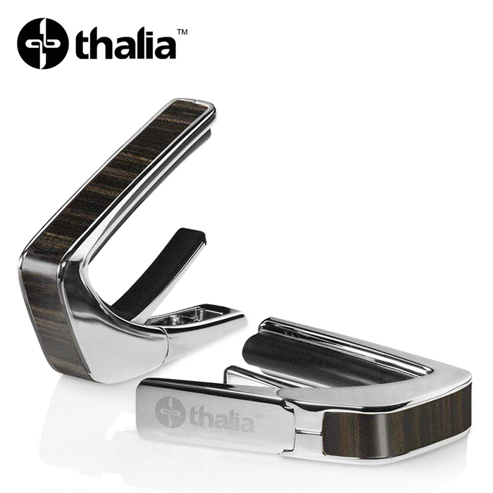 Thalia C200-BE 카포 Capo with Black Ebony Inlay / Chrome