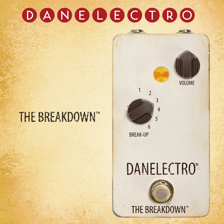 Danelectro the BREAKDOWN Overdrive Boost 댄일렉트로 오버드라이브/부스트 이펙터