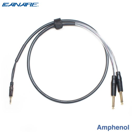 카나레 Y 오디오케이블 CA-3C2T Amphenol 3.5mm Stereo-(2)6.3mm(TS)타입