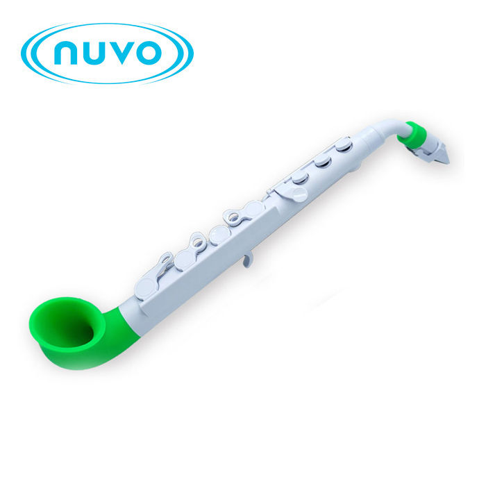 Nuvo jSax 미니 색소폰 - White/Green (N510JWGN)
