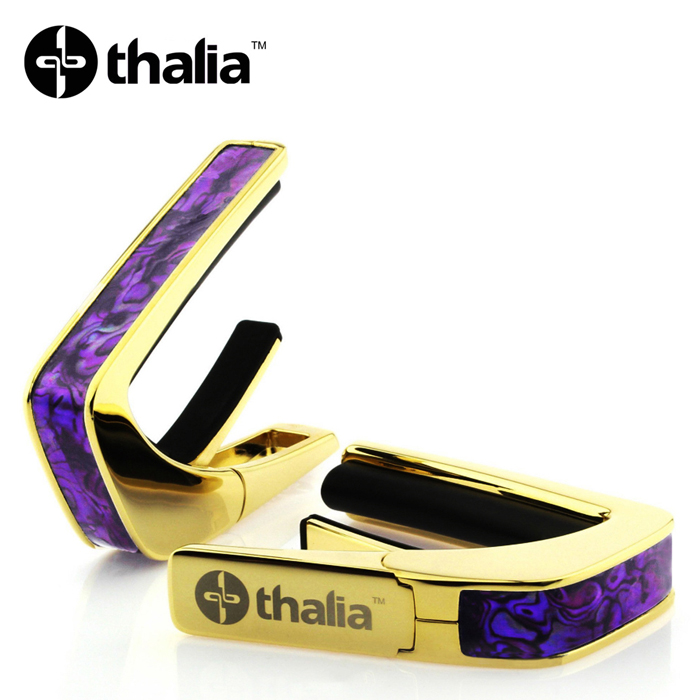 Thalia G200-PP 카포 Capo with Purple Paua Inlay / 24k Gold