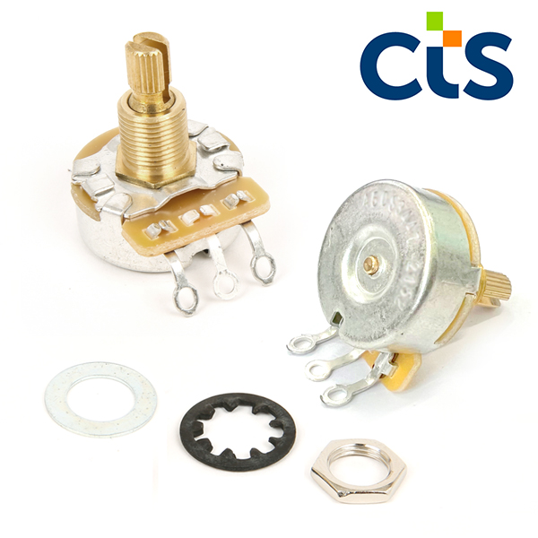 CTS VT-A500K Audio/Split Shaft/Vintage Torque Custom Potentiometer