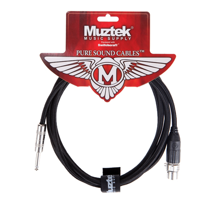 Muztek PPF-300/PPF300 Pure Sound Mic Cable 3M 뮤즈텍 마이크 케이블 (캐논:55)