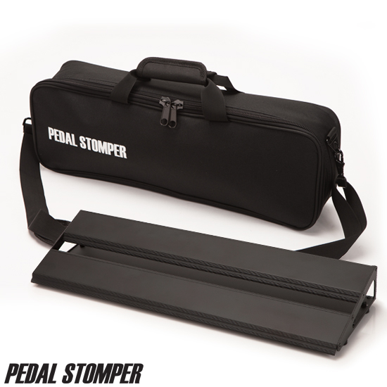 [PedalStomper] C50S - Compact 50 Black with Simple Case - 페달스톰퍼 컴펙트(2단프레임) 50cm, 레드보드 &amp; 심플 케이스 - 페달보드, 이펙터보드