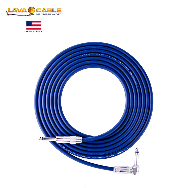 Lava Cable Blue Demon 15ft (4.5M) S/R 라바 케이블 블루 데몬 일자 기억자